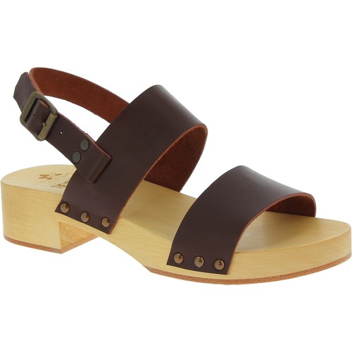 Zoccoli donna legno con - zoccoli,