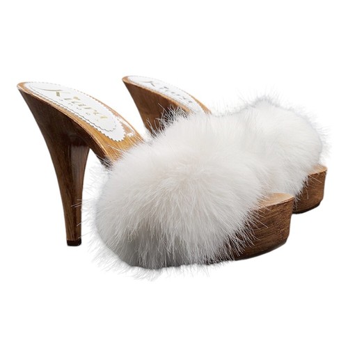 Zoccoli donna con - , pelliccia