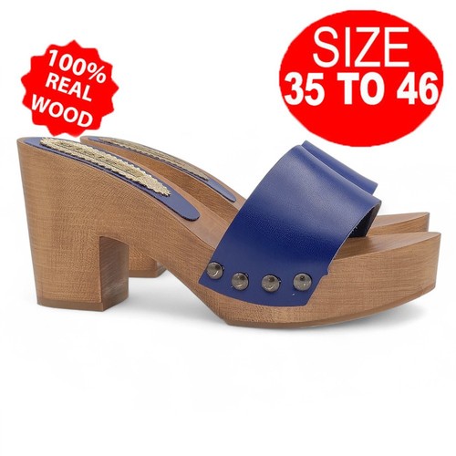 Zoccoli donna blu - zoccoli, da